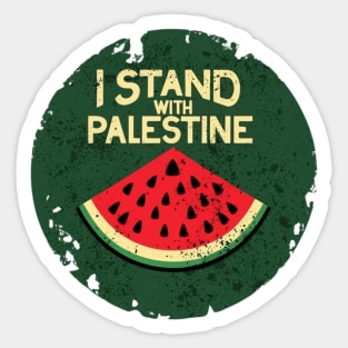 I stand with palestine Sticker